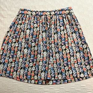 J. Crew Mercantile Floral Skirt